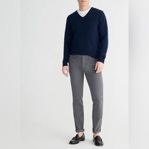 J.Crew | 484 Slim-fit Tech Pant in Bedford Coal 33X30 Office, Casual, Golf